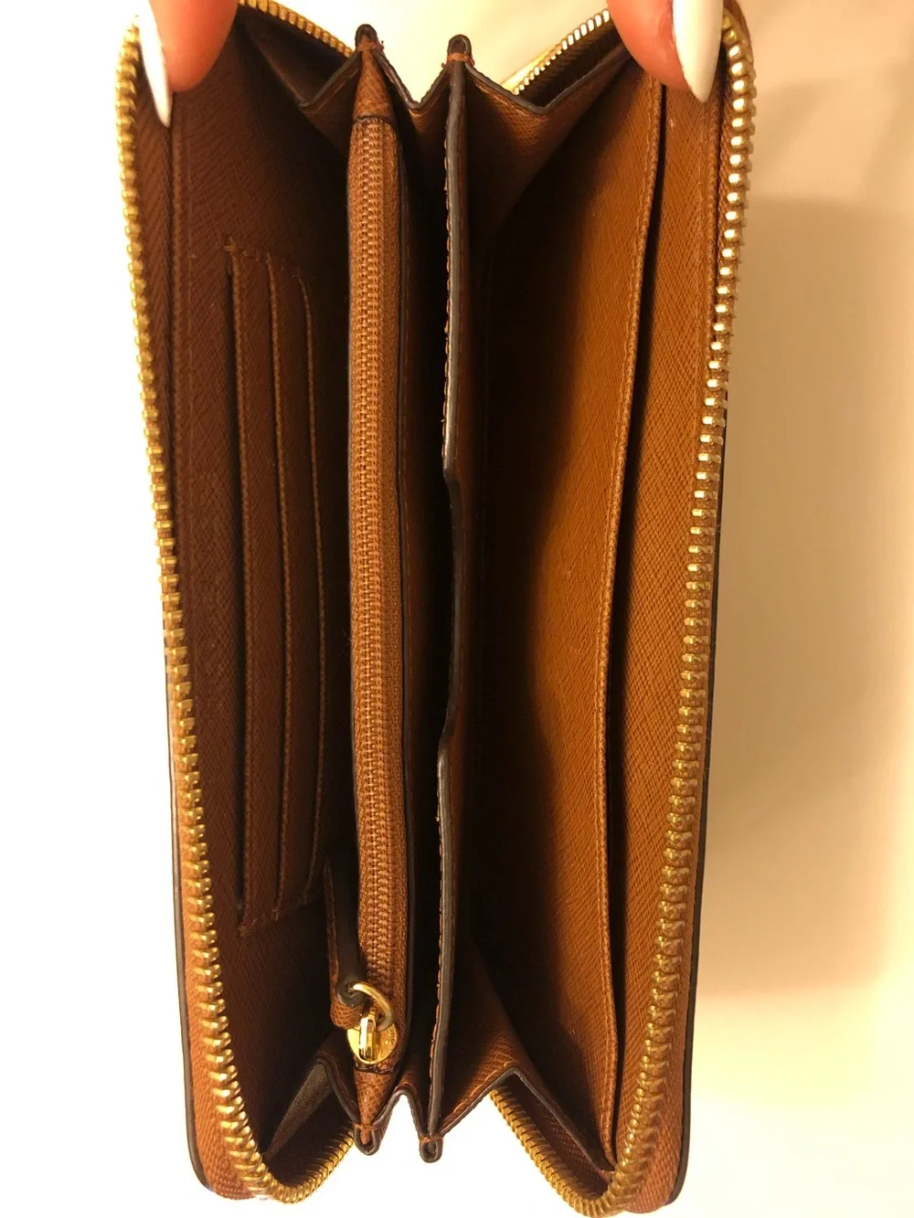Michael Kors Brown Saffiano Leather Wallet
